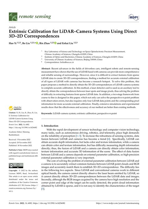 Pdf Extrinsic Calibration For Lidarcamera Systems Using Direct D D