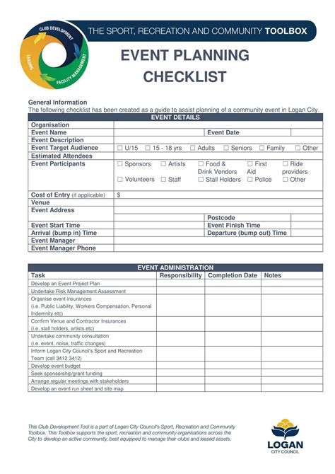 Free Printable Event Planning Templates Word Pdf Excel