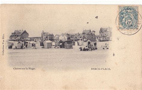 Berck Plage Berck Plage 62 Châlets sur la Plage Carte postale