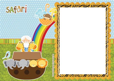 Safari Baby Shower Border