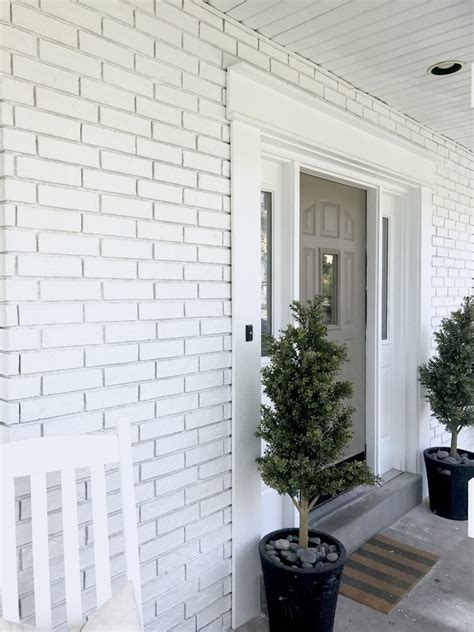 How to Paint Exterior Brick Like a Pro - Start at Home Decor