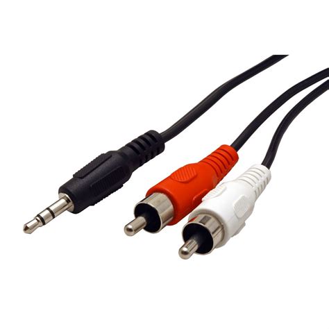 Cable Mini Jack Mm Vers Rca Pour Element Anasounds