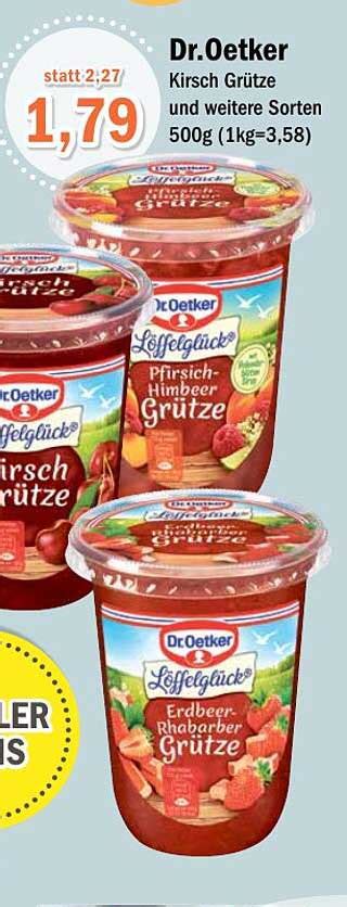 Dr Oetker Kirsch Grütze Angebot bei Aktiv Irma