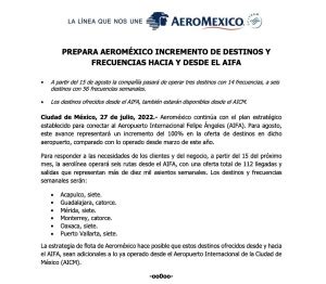 Rutas Aerom Xico Aifa Aerom Xico Cancela Rutas Villahermosa Y Canc N