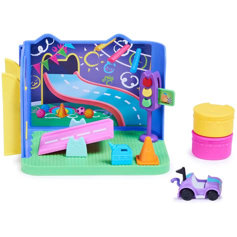 Gabby's Dollhouse, Carlita Purr-ific Play Room with Carlita Toy Car ...