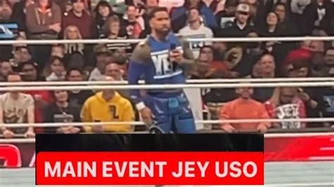 Main Event Jey Uso Kick Off Wwe Raw Yeet Is Officially Back Jey Uce