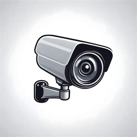 Premium Photo Modern Surveillance Camera Icon Vector Illustration