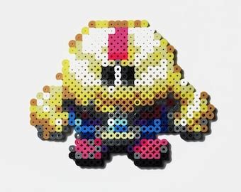 Bowser Super Mario Rpg Perler Bead Sprite Magnet Super Etsy