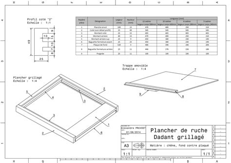 Plans De Ruche Dadant 12 Cadres Les Passe Temps D Alex