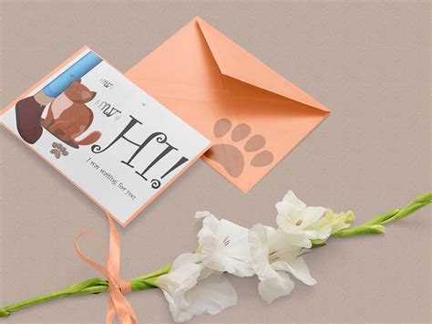 design envelope cat by Михаил Макаров on Dribbble