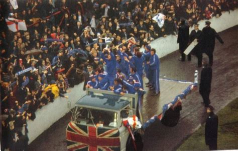 1972 European Cup Winners Cup Winners Rangers Parade Their Success