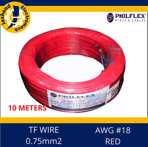 TF Wire 0 75mm2 X 10 Meters Stranded Philflex Lazada PH