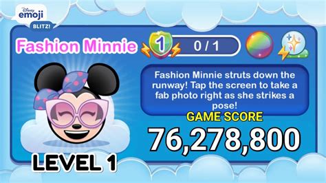 Disney Emoji Blitz Fashion Minnie L1 Mickey And Friends Exclusive Rainbow V53 Youtube