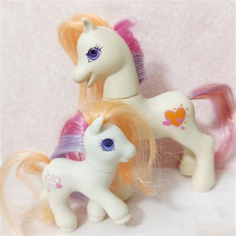 My Little Pony Vintage Gen 2 ponies - mummy and baby, Hobbies & Toys ...