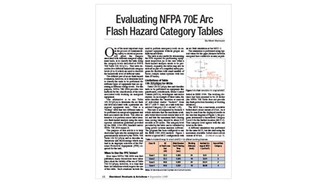 Nfpa 70e Hazard Risk Category Level Chart A Visual Reference Of Charts