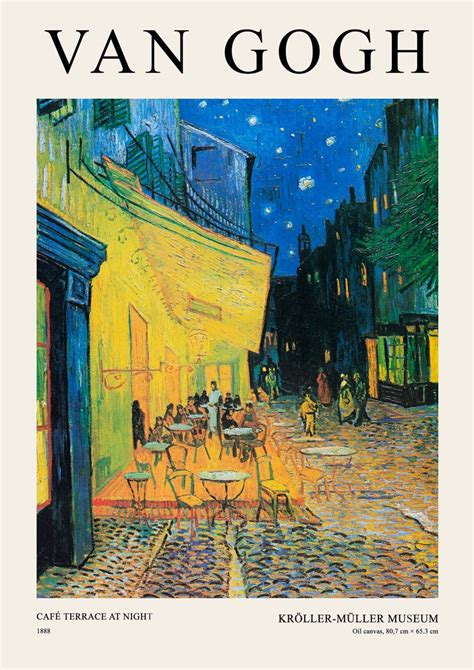 Van Gogh Café Terrace At Night artsyfartsy fi