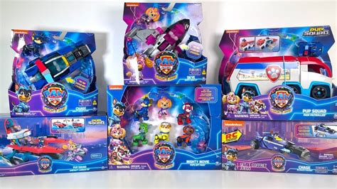 NEW Paw Patrol The Mighty Movie Collection Unboxing Review ASMR Chase