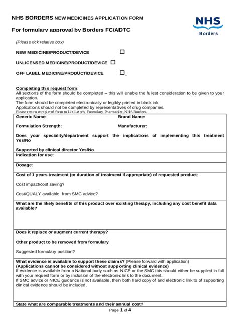 New Medicine Request Doc Template Pdffiller