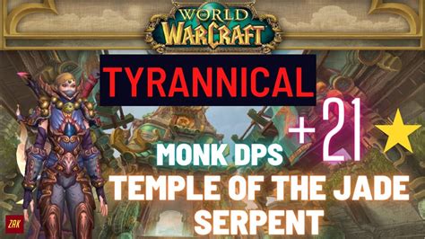 Dragonflight Ww Monk Soloq Mythic Plus Temple Du Serpent De Jade