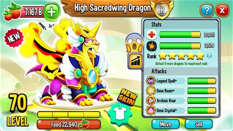 Dragon City High Sacredwing Dragon New Heroic Exclusive Dragon 2021