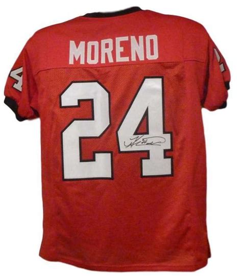 Knowshon Moreno Autographed/Signed Georgia Bulldogs Red XL Jersey 12487 ...