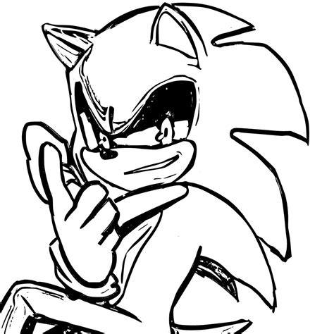 Sonic Exe coloring pages - ColoringLib