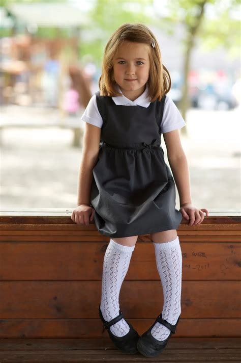 School Uniform Kindergarten Dress Cotton Pinafore Dress Children - Buy ...