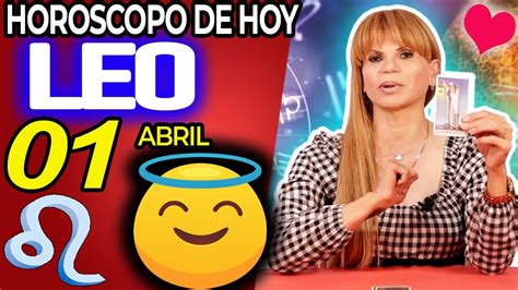 Por Dios ️😇🙏🏻 Debo Avisarte Urgente🚨 Monhi Vidente🔮 Horoscopo De Hoy Leo 1 De Abril 2023 ️ Youtube