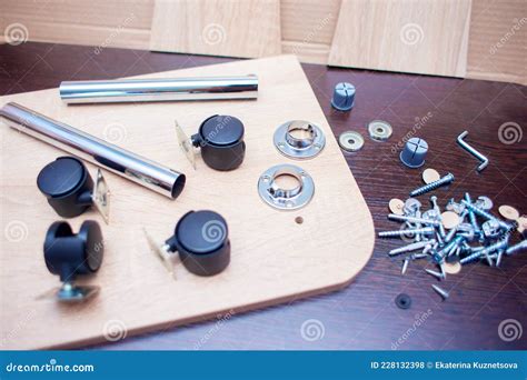 Fasteners For Collecting Furniture A Set Of Fasteners For Assembling A