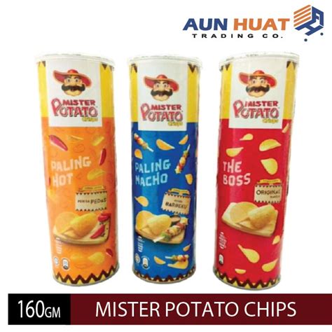 Mister Potato Chips G Original Hot Spicy Barbeque Shopee Malaysia