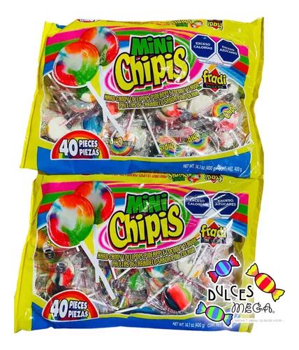 Paleta Chipis Arcoiris Fradi Pack Pz Meses Sin Inter S