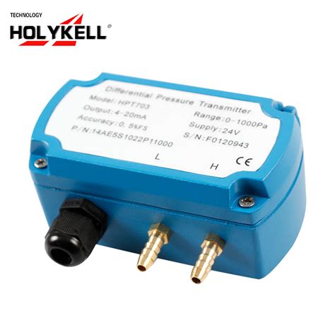 Holykell Low Cost 4 20mA Micro Wind Differential Pressure Sensor For