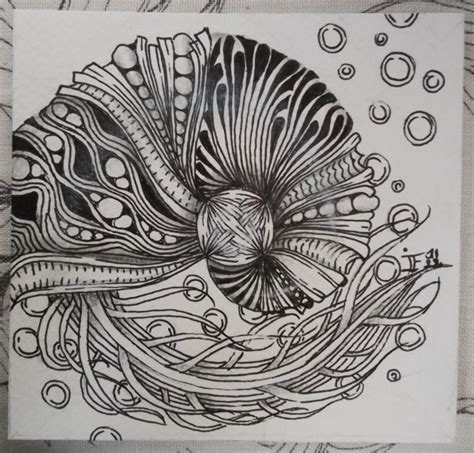 Pingl Par Lisa Hilton Sur Zentangle Dessin