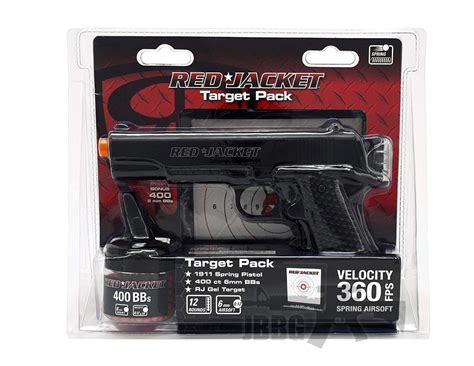 Umarex Red Jacket M1911 Airsoft Pistol Target Pack Just Airsoft Guns