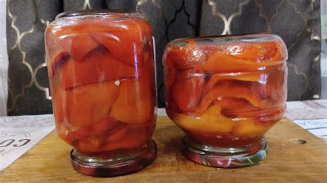 Маринованный красный болгарский перец на зиму без стерилизации и ...