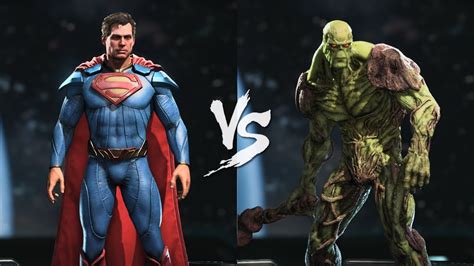 Injustice Superman Vs Swamp Thing Youtube