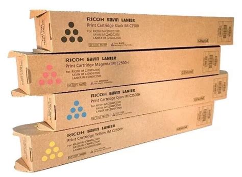 Genuine Ricoh Lanier Toner SET IM C2500H IM C2000H 842307 842308 842309