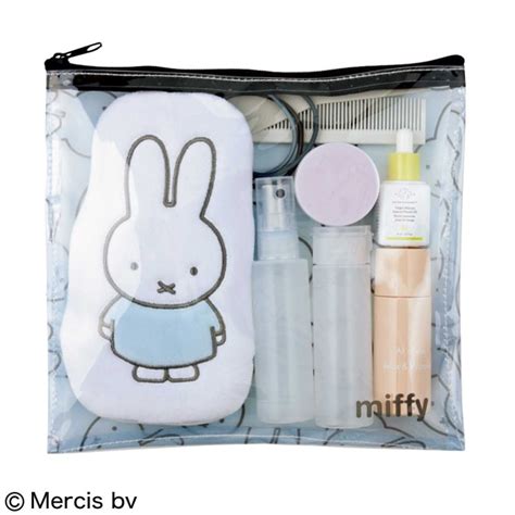 Juicy日本雜誌附錄附贈 Miffy 米飛兔 米菲兔 兔 化妝包 小物包 收納包 萬用包 旅行過夜包 7288 Yahoo奇摩拍賣