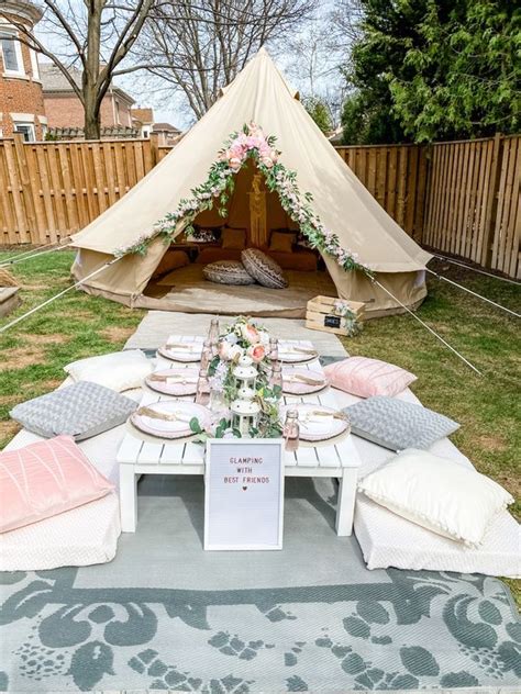 Bell Tent Pricing Sleepover Birthday Parties Glamping Birthday Party