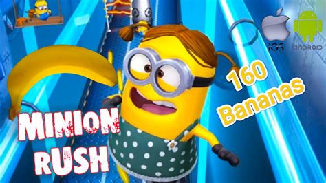 Minion Rush Collect 160 268 Bananas With Gru S Rocket YouTube