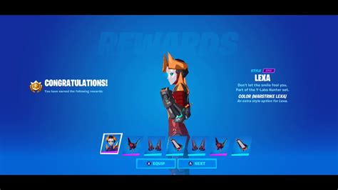 Unlocked Warstrike Lexa Skin Style Fortnite Youtube