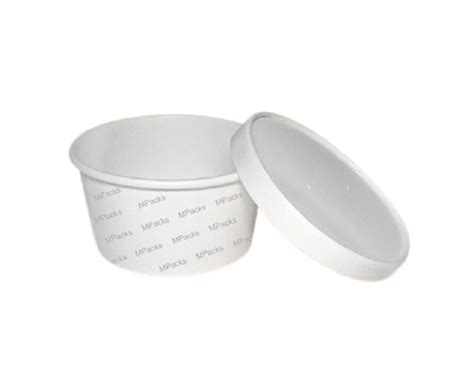 Cold And Heat Resistant Round Shape Disposable Plain Paper Food Container At Best Price In