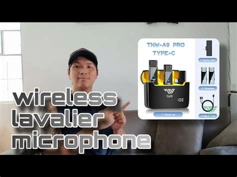 Wireless Microphone Mic For Vlogging Tnw A Pro Review Youtube