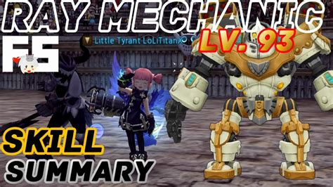 Dragon Nest Korea Ray Mechanic Skills Summary Pvp Youtube