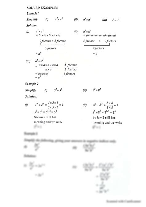 Solution Solved Examples Of Indices Studypool