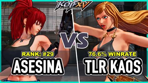 Kof Xv Shermie Asesina Leona Athena Shermie Vs Tlr Kaos B Jenet O