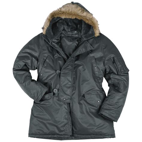 nb snorkel air force parka military mens jacket cold weather coat navy