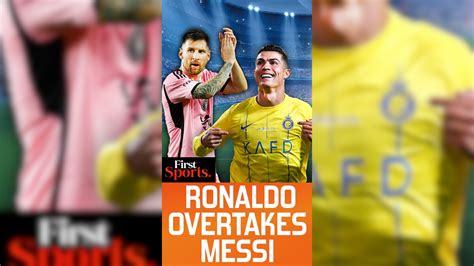 Cristiano Ronaldo Overtakes Lionel Messi In Unique Record