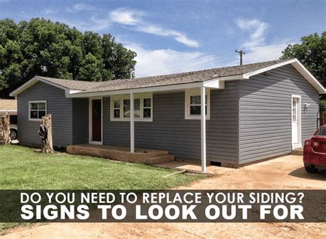 Do You Need To Replace Your Siding Signs To Look Out For Windows