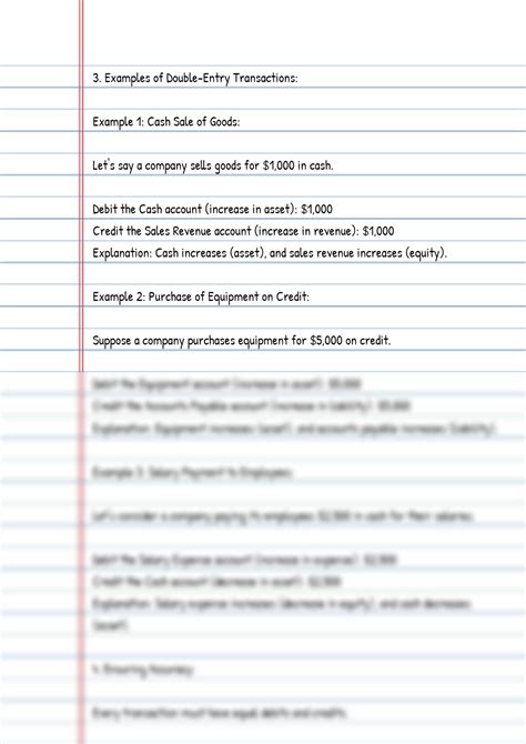 Solution Mastering Double Entry Accounting A Comprehensive Guide With Examples Allanmitch